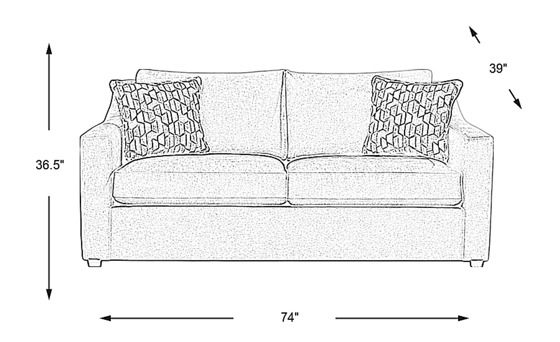 Dimension Image. Please refer to the Dimension Tab on this page for dimension details.