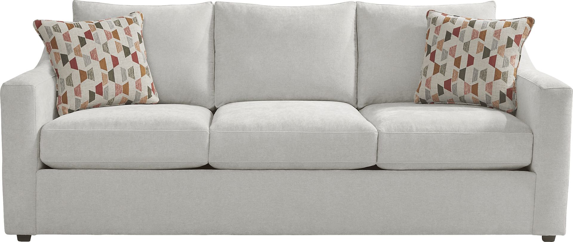 Lisbon Park Oyster 7 Pc Living Room with Gel Foam Sleeper Sofa - Image 2