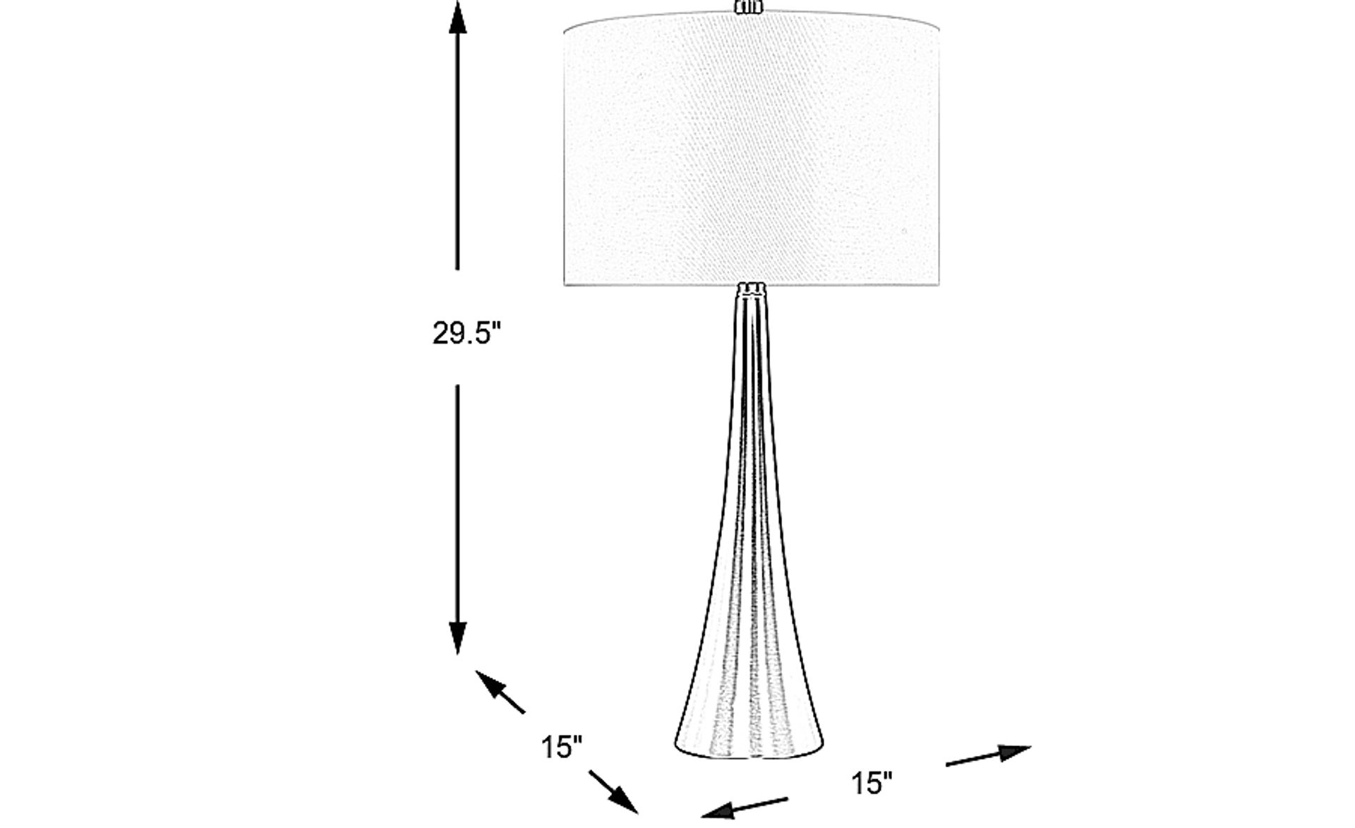 Dimension Image. Please refer to the Dimension Tab on this page for dimension details.