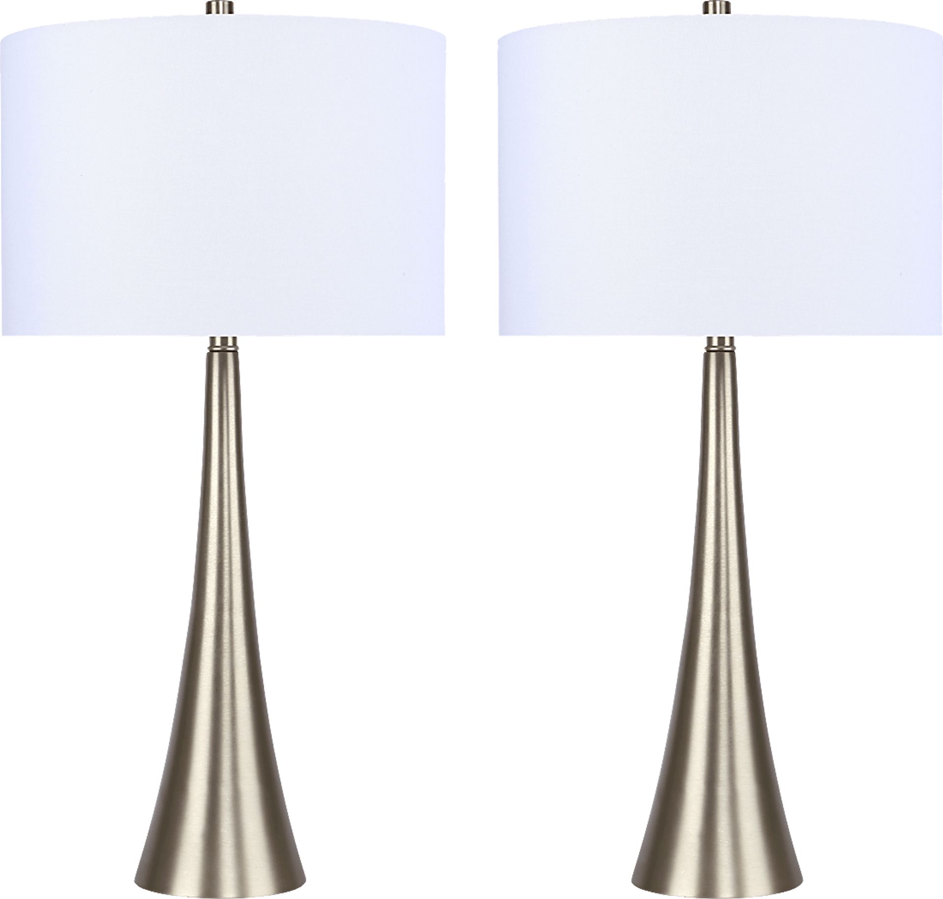 Lisera Street Champagne Table Lamps, Set of Two - Image 1