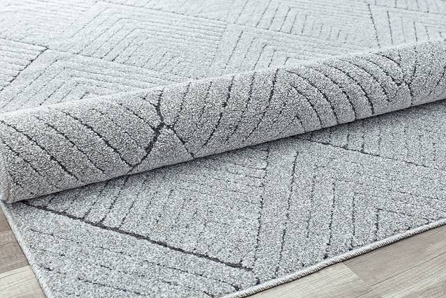 CosmoLiving By Cosmopolitan Lisette Gray 5' x 7'6 Rug - Thumbnail - Image 2