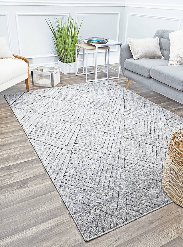CosmoLiving By Cosmopolitan Lisette Gray 5' x 7'6 Rug - Thumbnail - Image 5