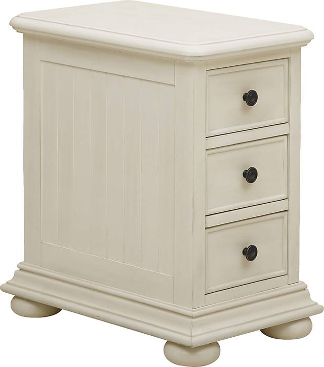 Lisha White Accent Cabinet - Thumbnail - Image 2