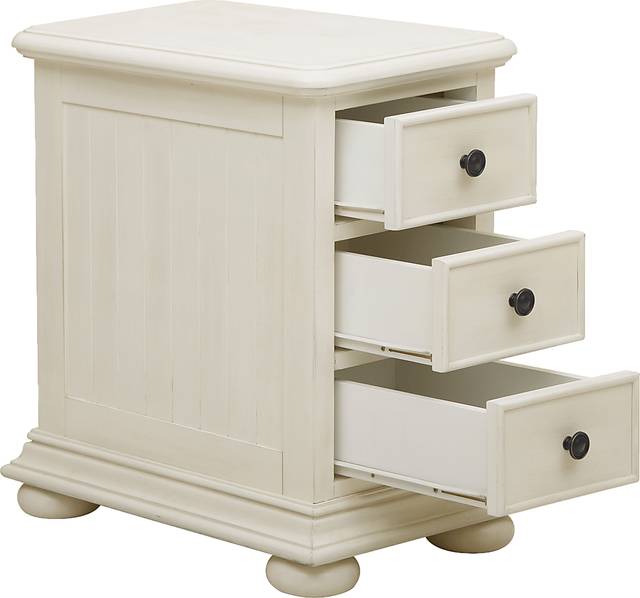 Lisha White Accent Cabinet - Thumbnail - Image 3