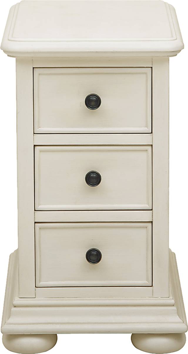 Lisha White Accent Cabinet - Thumbnail - Image 1