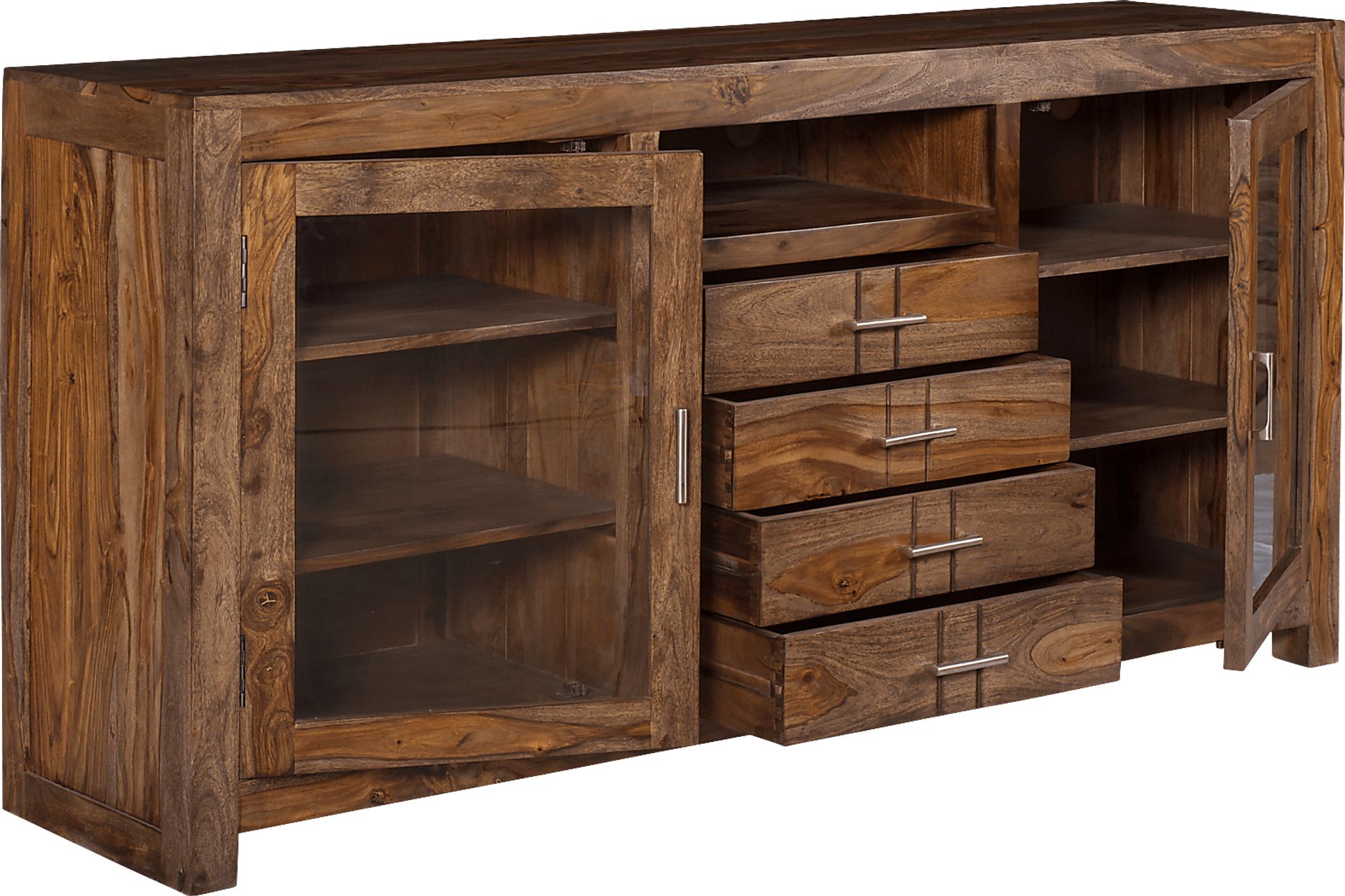 Lishwood Brown 67 in. Console - Image 3