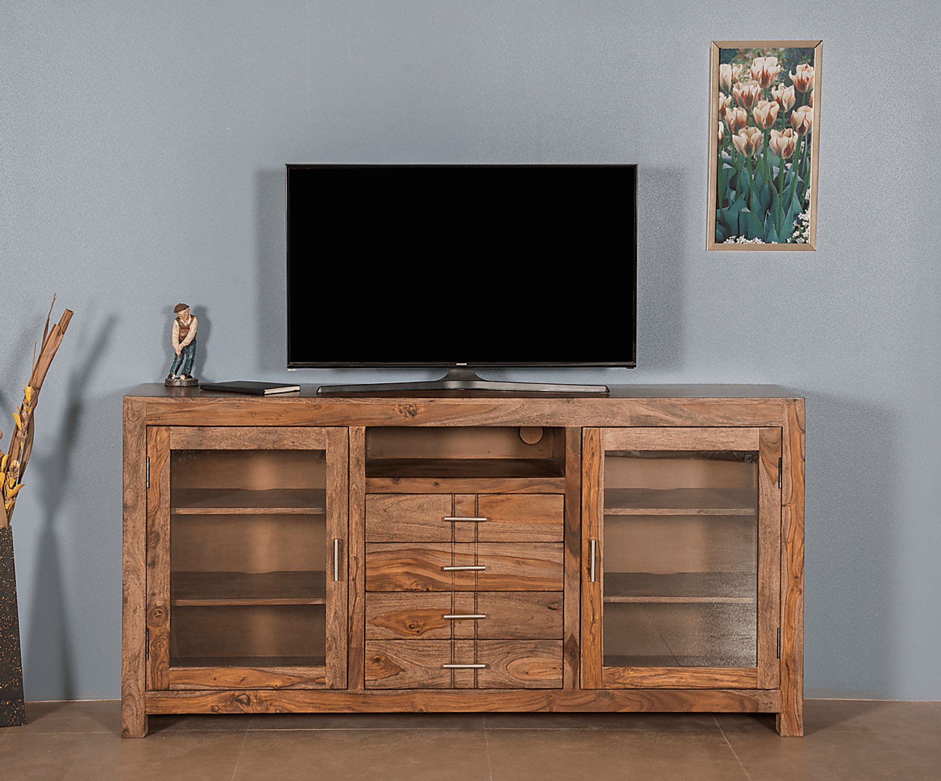Lishwood Brown 67 in. Console - Image 5