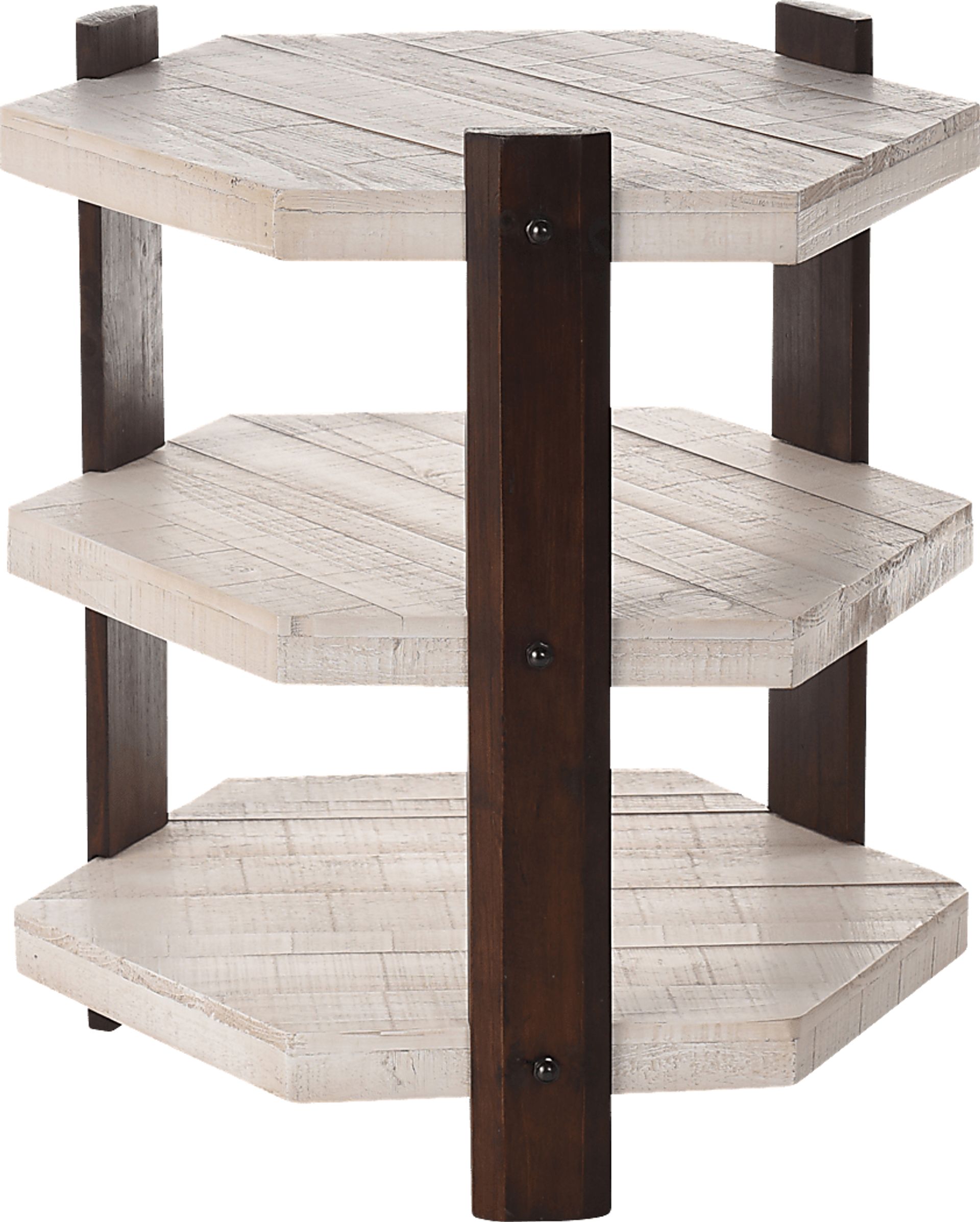 Lissner White End Table - Image 2