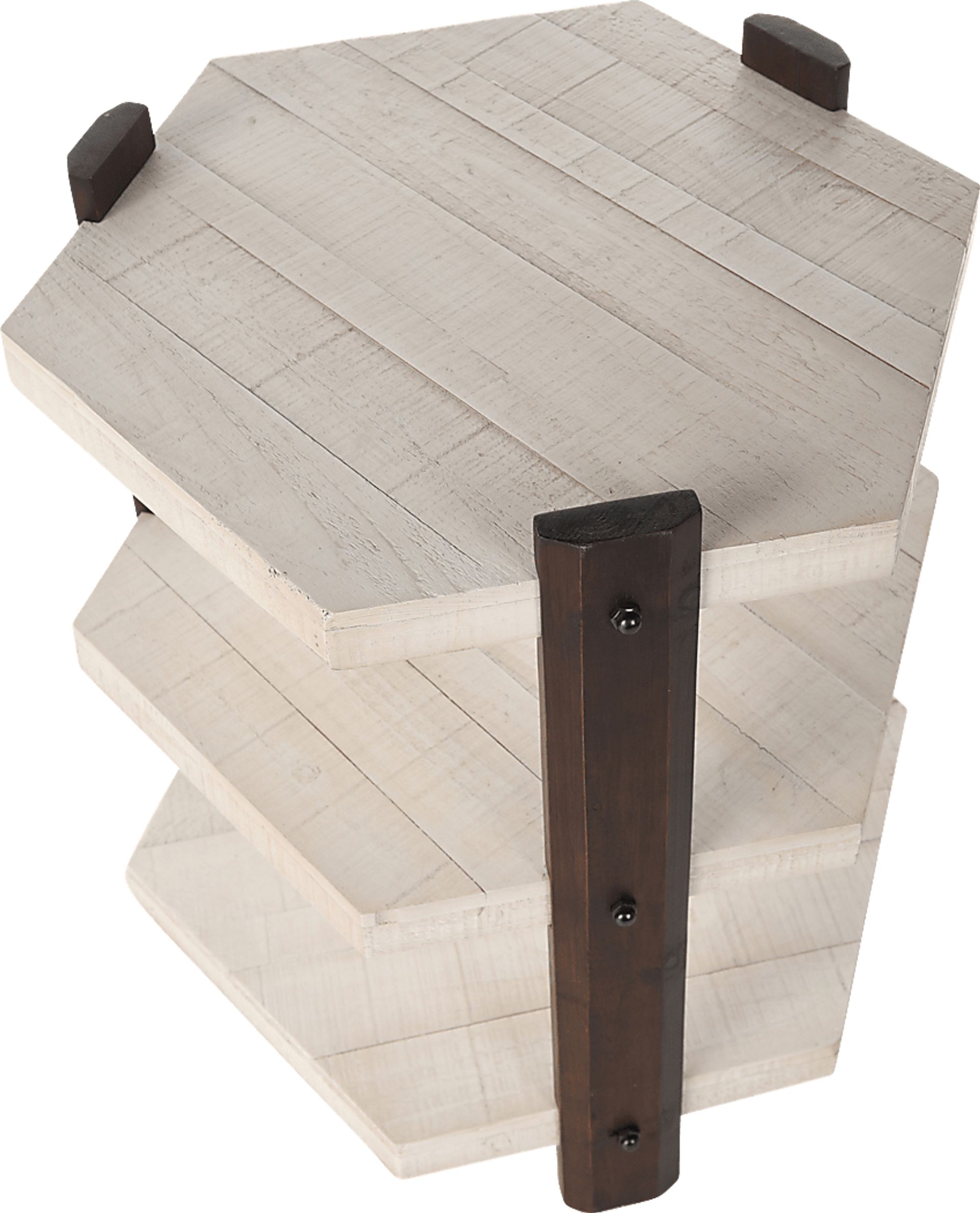 Lissner White End Table - Image 3