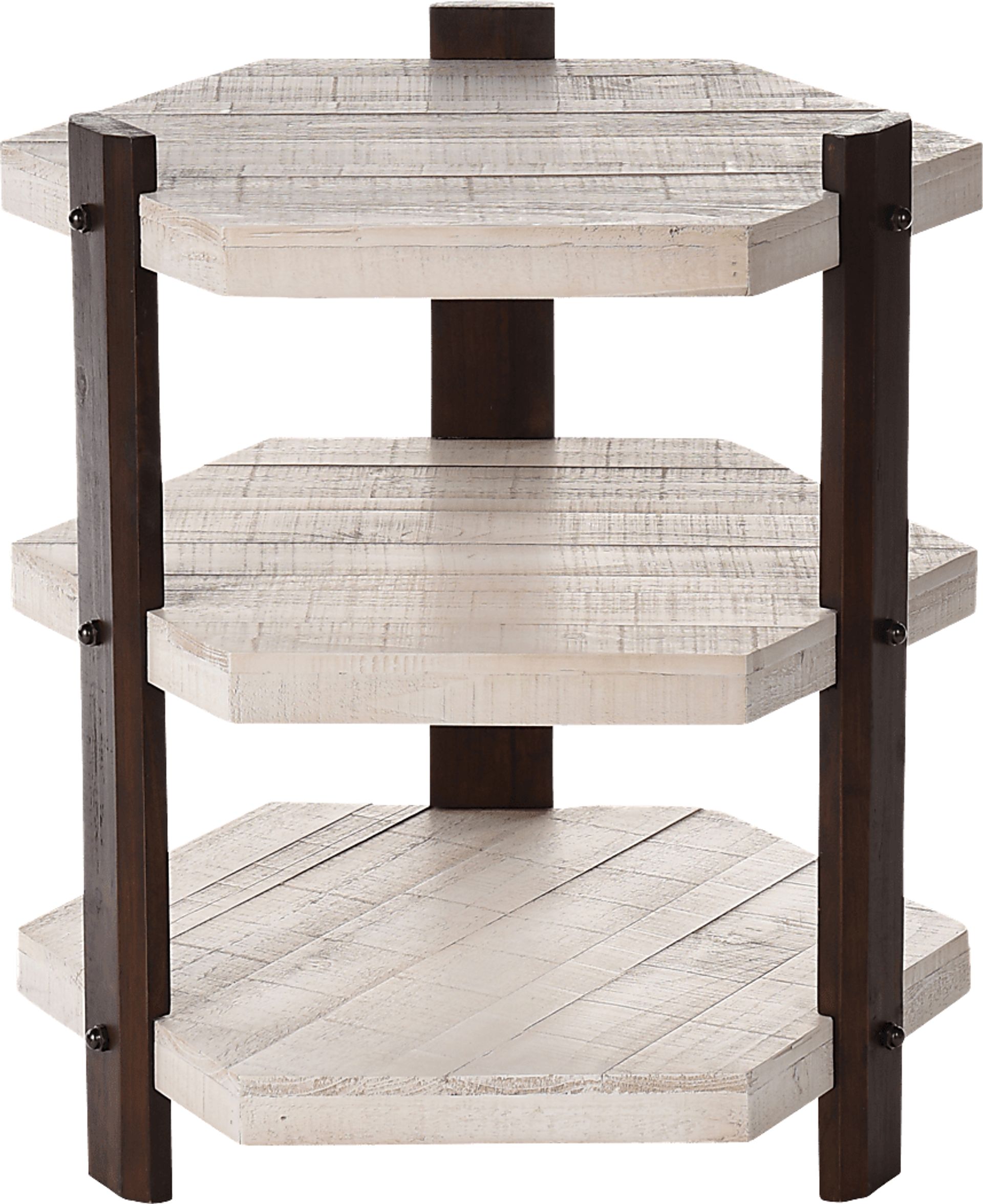 Lissner White End Table - Image 1