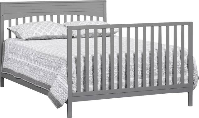 Listmore Gray Convertible Crib and Changing Table - Thumbnail - Image 6