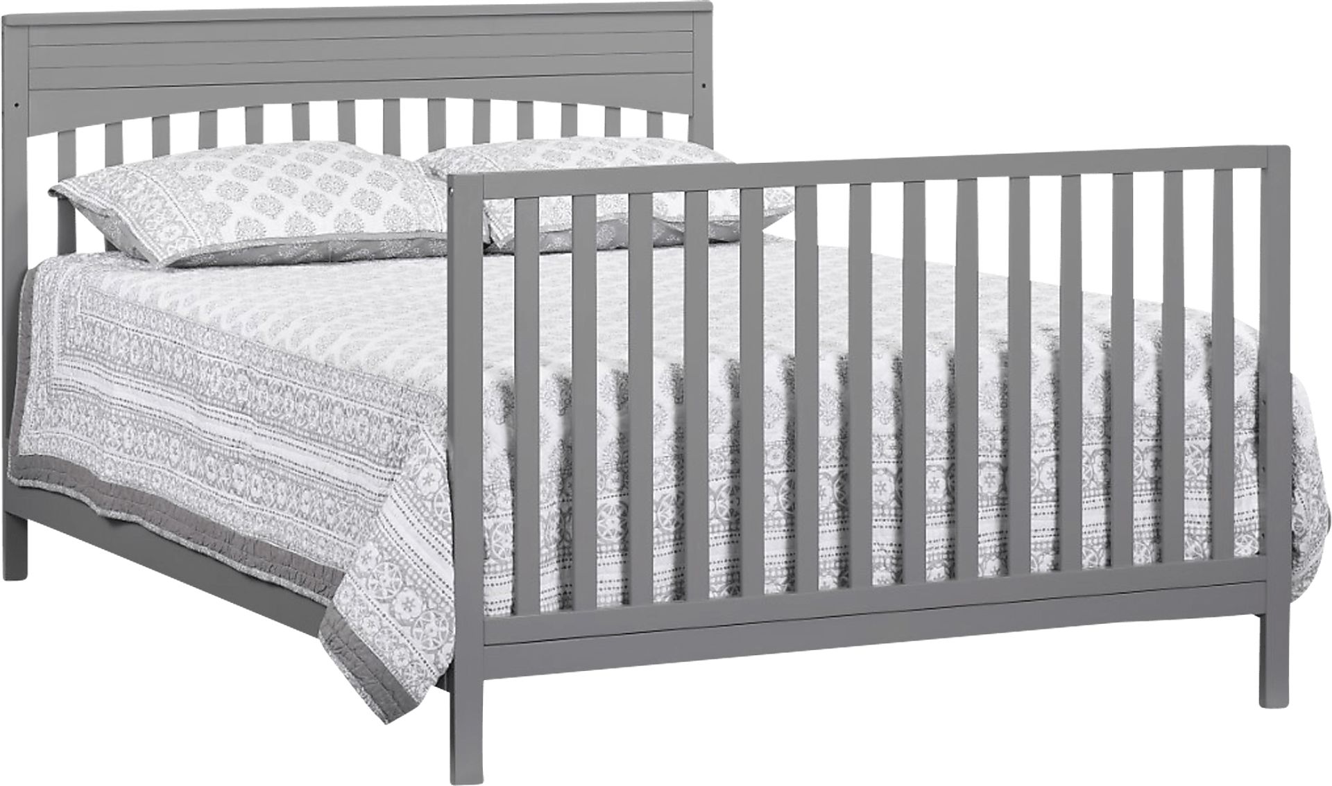 Listmore Gray Convertible Crib and Changing Table - Image 6