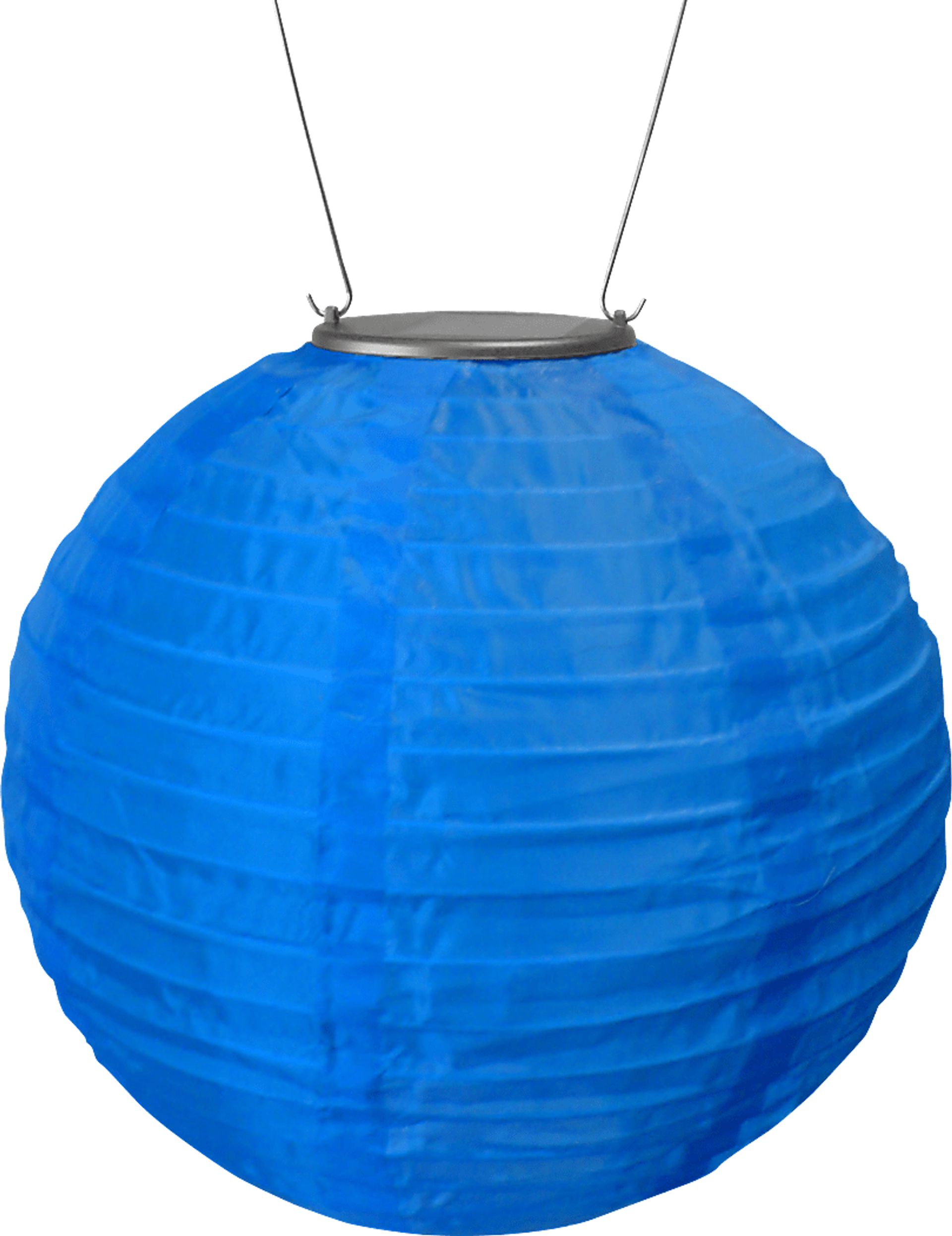 Lita Blue Outdoor Solar Lantern - Image 1