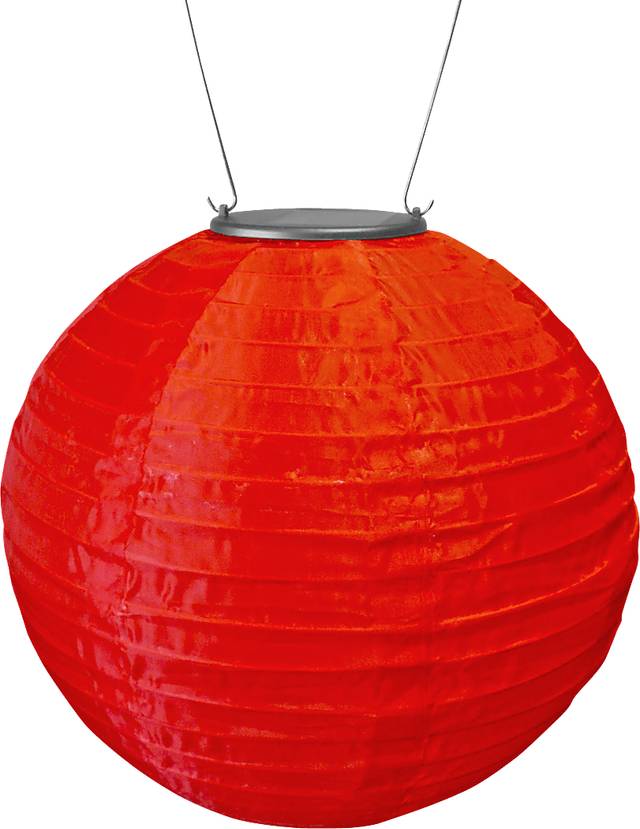 Lita Red Outdoor Solar Lantern - Thumbnail - Image 1