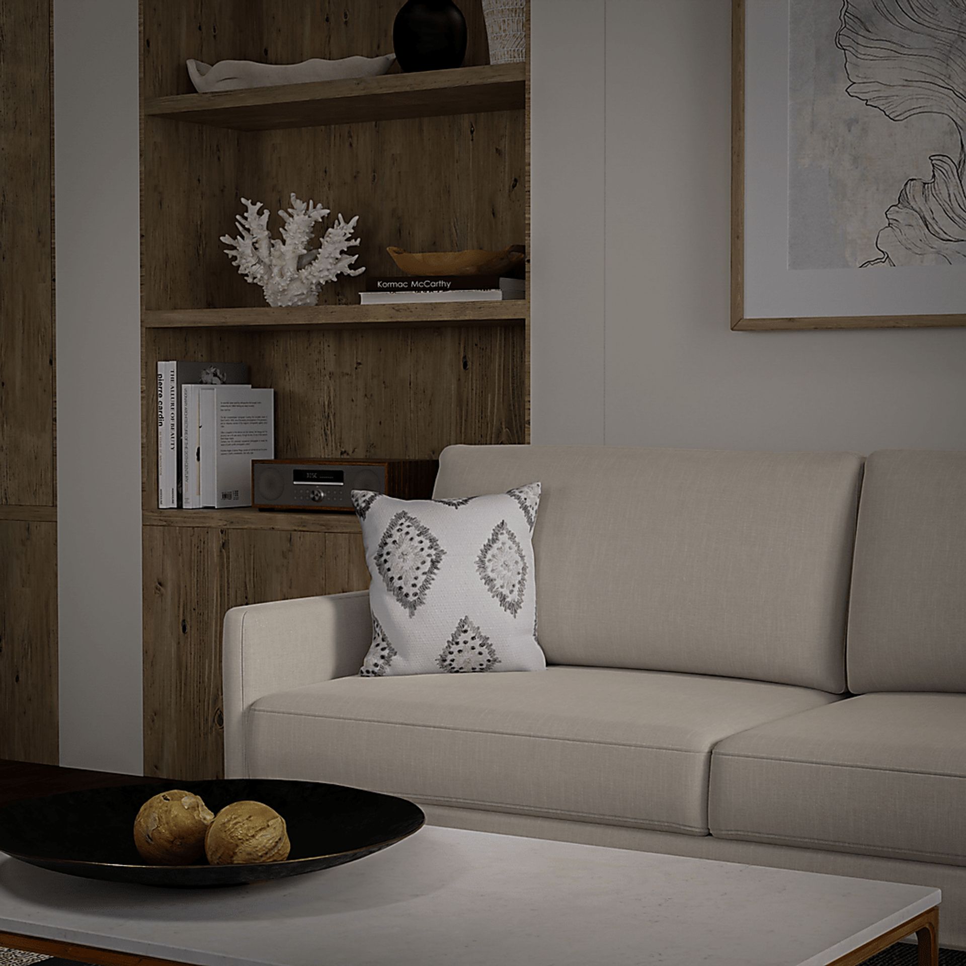 Litre Gray Indoor/Outdoor Accent Pillow - Image 2