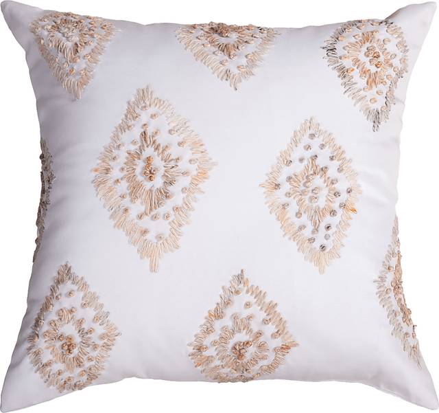 Litre Ivory Indoor/Outdoor Accent Pillow - Thumbnail - Image 1