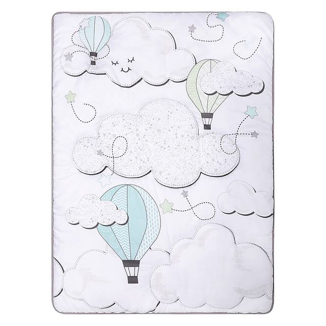 Little Drifter White 4 Pc Baby Bedding Set - Thumbnail - Image 5