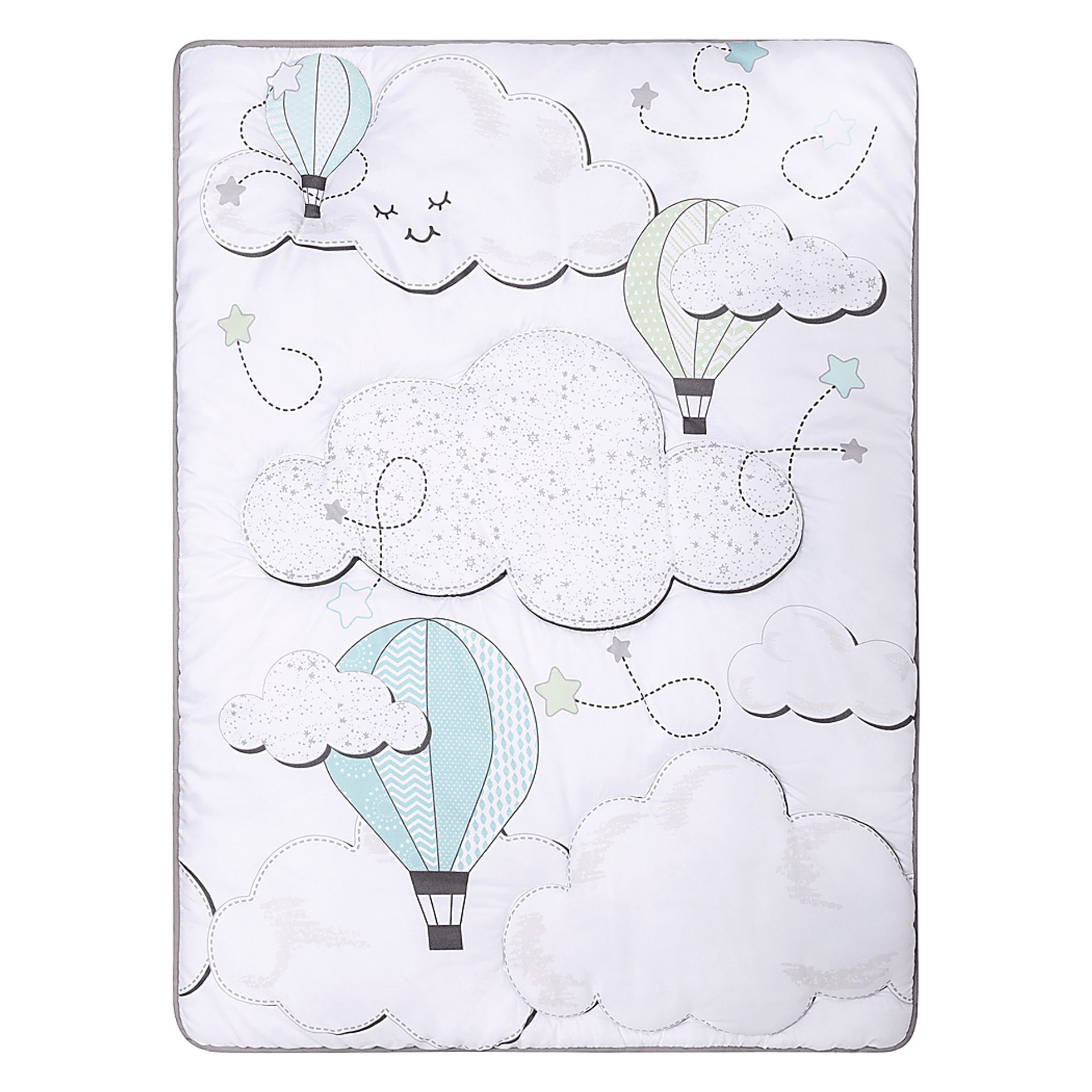 Little Drifter White 4 Pc Baby Bedding Set - Image 5