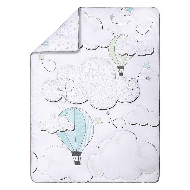 Little Drifter White 4 Pc Baby Bedding Set - Thumbnail - Image 7
