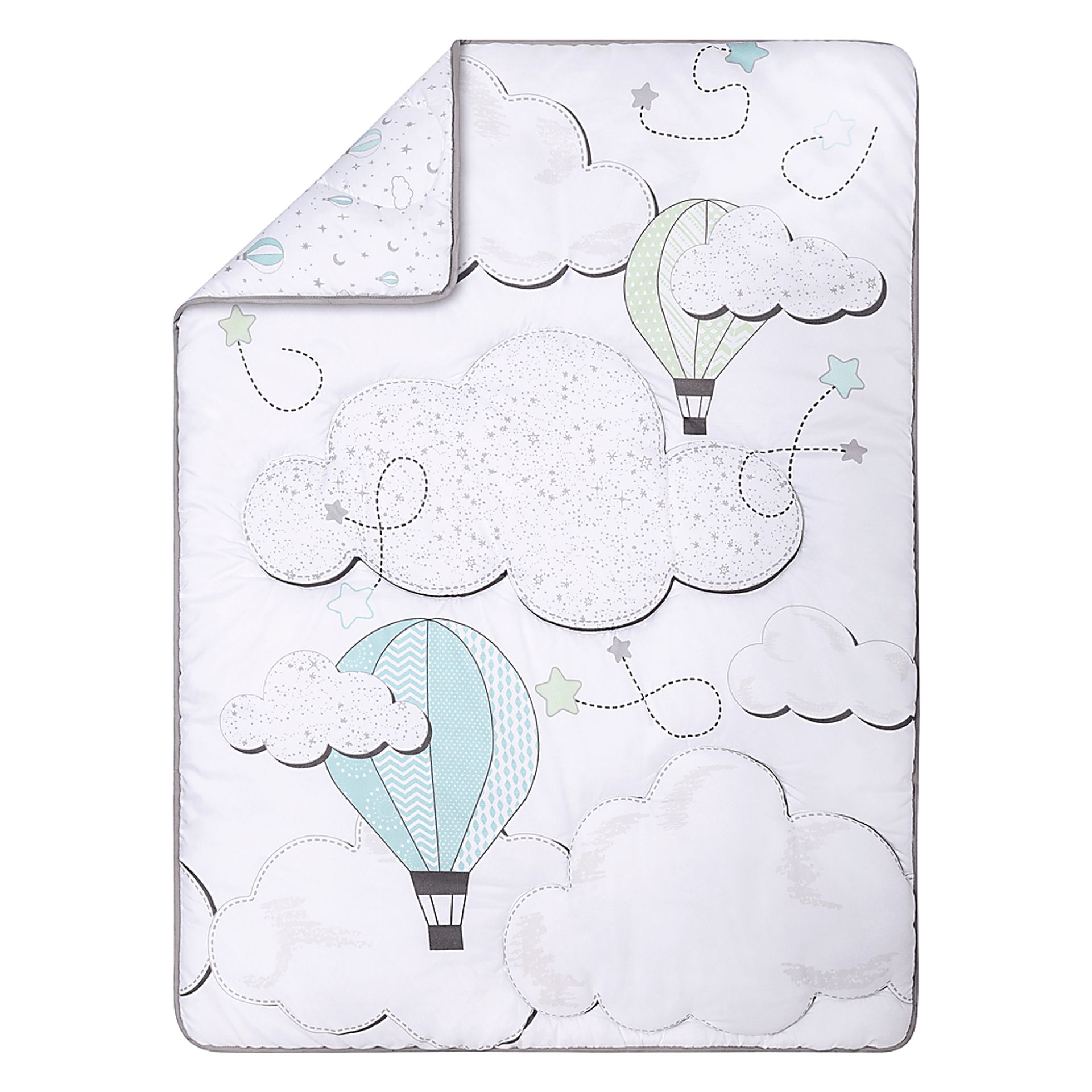 Little Drifter White 4 Pc Baby Bedding Set - Image 7