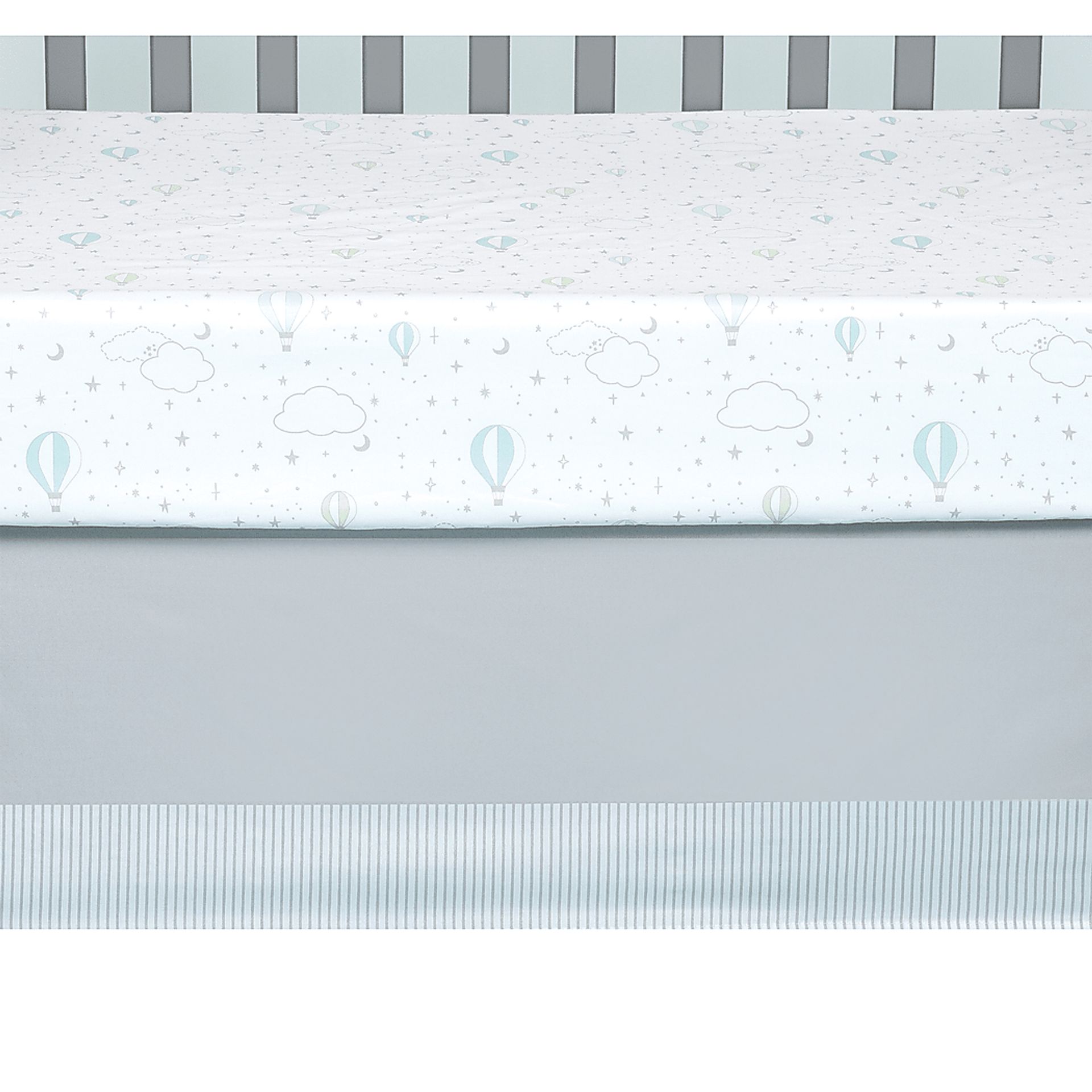 Little Drifter White 4 Pc Baby Bedding Set - Image 9