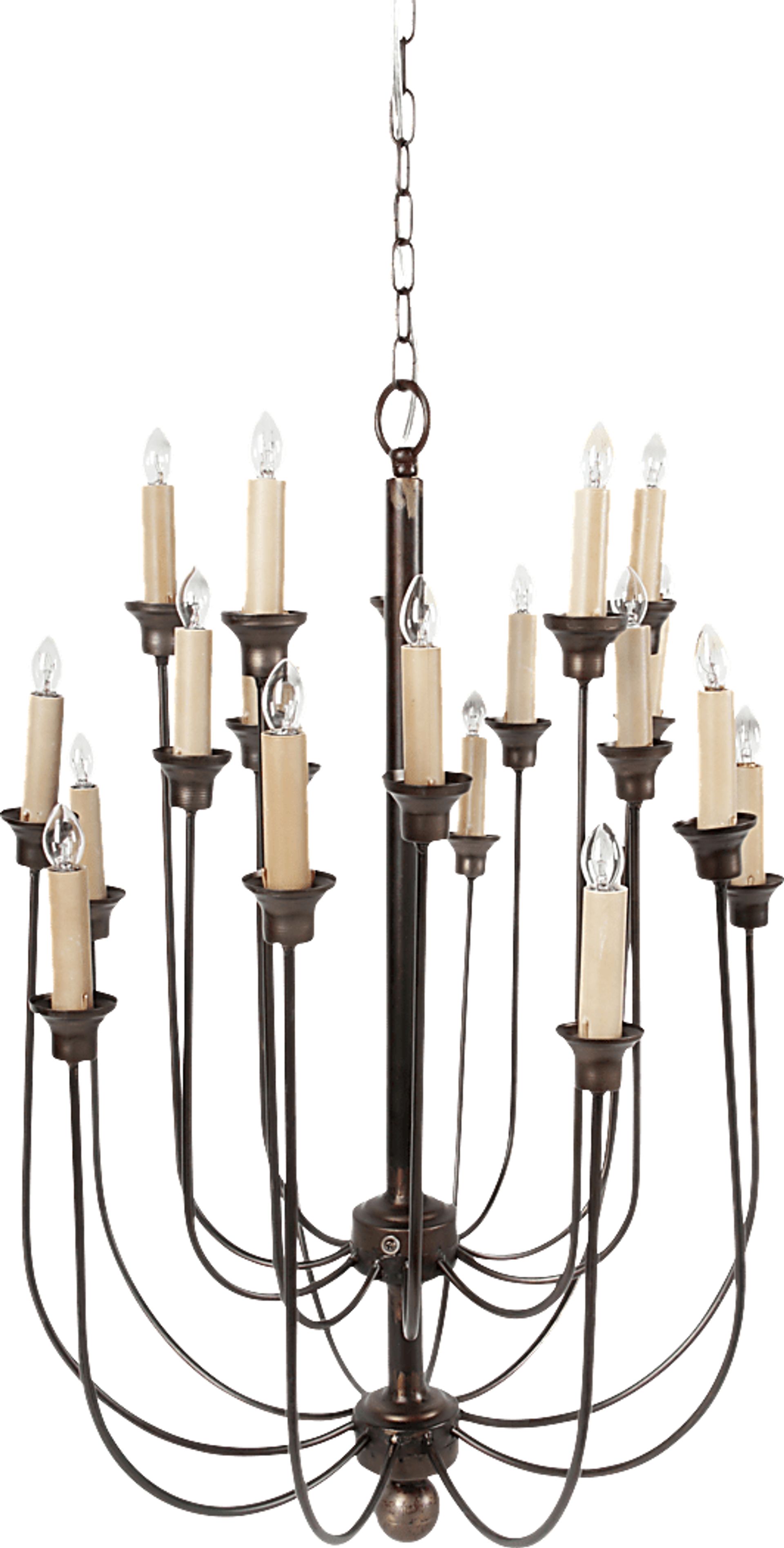 Little Lake Lane Brown Chandelier - Image 1