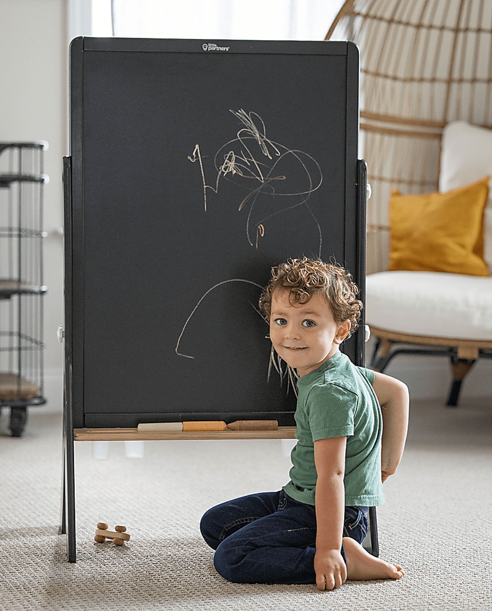 Little Partners Charcoal Contempo Art Easel - Image 2