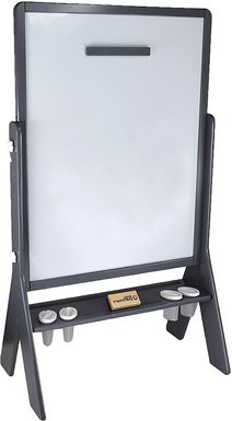 Little Partners Gray Contempo Two-Sided Art Easel