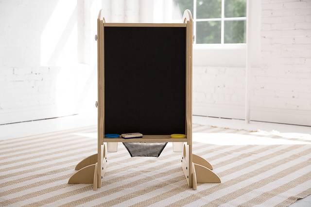 Little Partners Natural Learning Tower with Learn and Share Easel - Thumbnail - Image 3