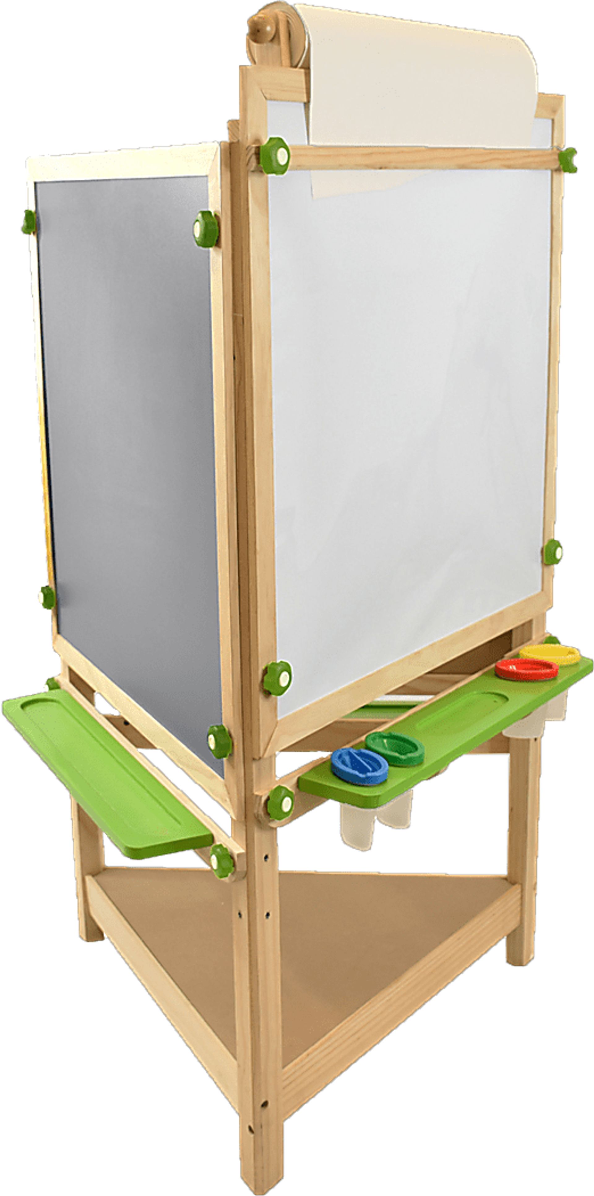 Little Partners Natural Tri Side Learn and Play Art Center - Image 1