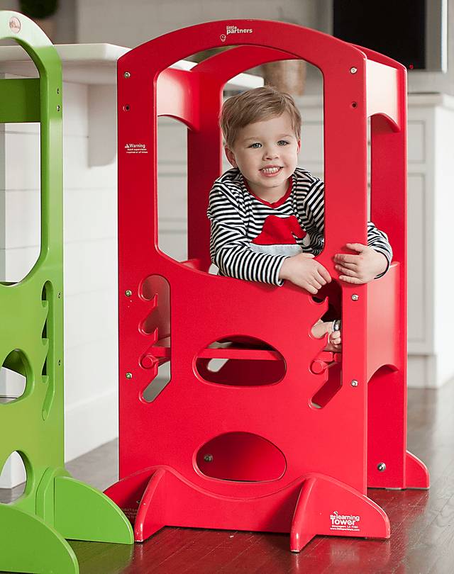 Little Partners Red Learning Tower - Thumbnail - Image 4