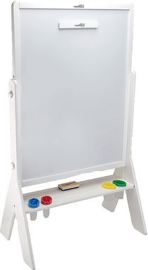 Little Partners White Contempo Two-Sided Art Easel