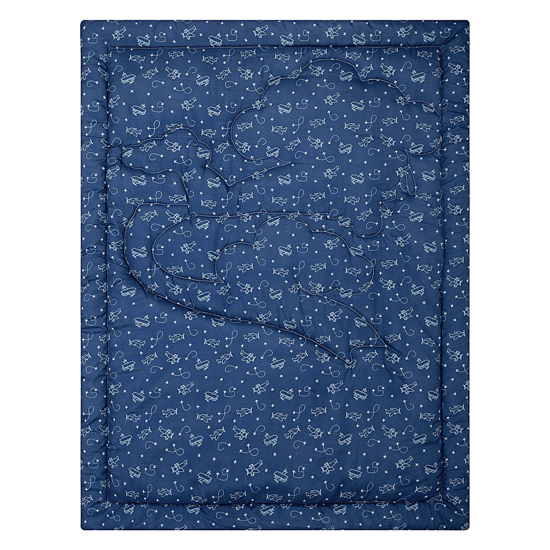 Little Pilot Blue 4 Pc Baby Bedding Set - Image 6