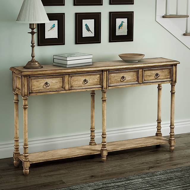 Littonwood Brown Sofa Table - Thumbnail - Image 3