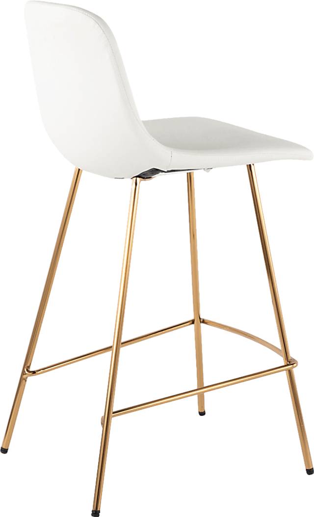 Livania I White Counter Height Stool, Set of 2 - Thumbnail - Image 5