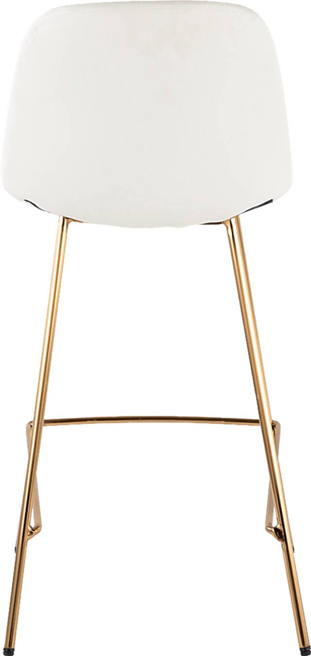 Livania I White Counter Height Stool, Set of 2 - Thumbnail - Image 6