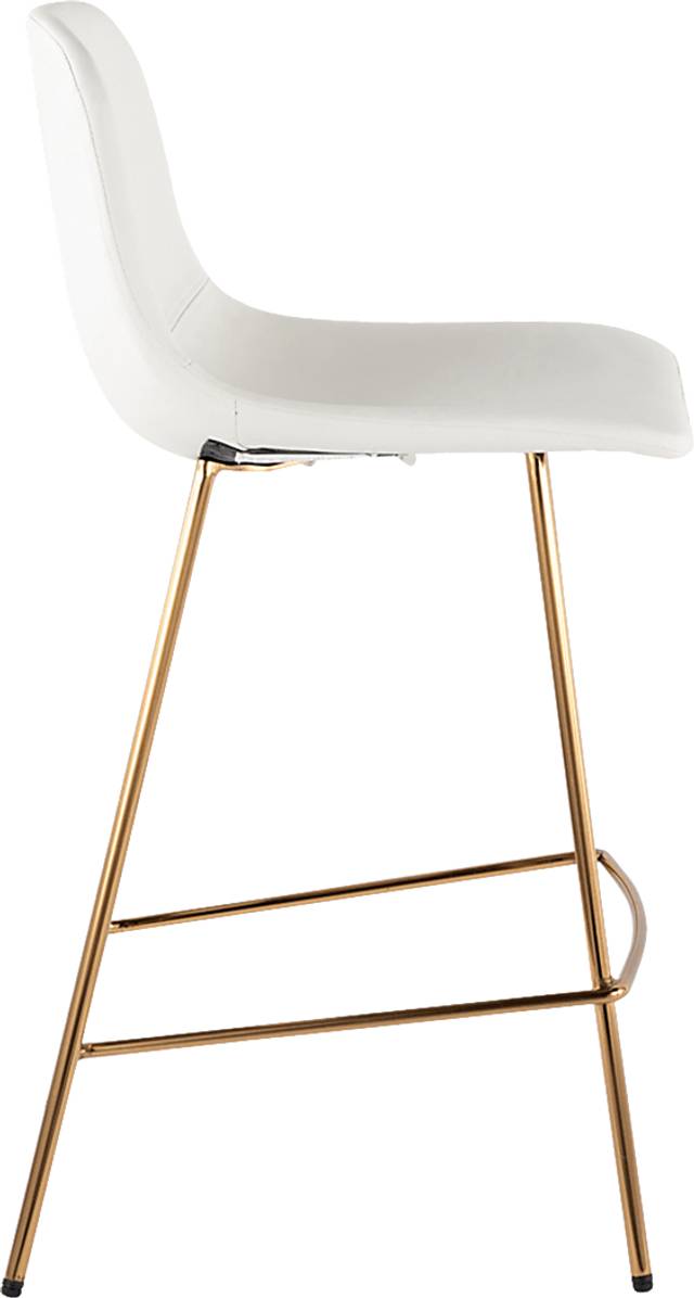 Livania I White Counter Height Stool, Set of 2 - Thumbnail - Image 8