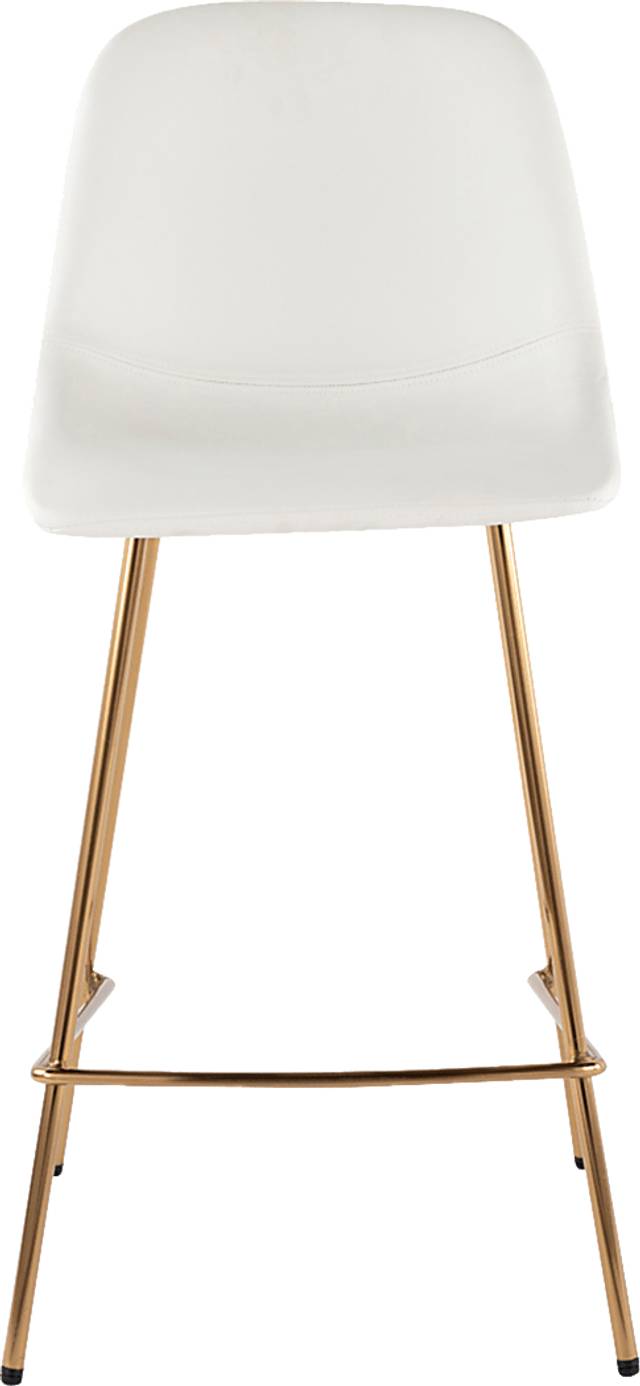 Livania I White Counter Height Stool, Set of 2 - Thumbnail - Image 9