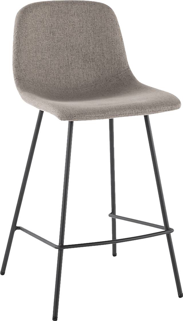 Livania II Gray Counter Height Stool, Set of 2 - Thumbnail - Image 4