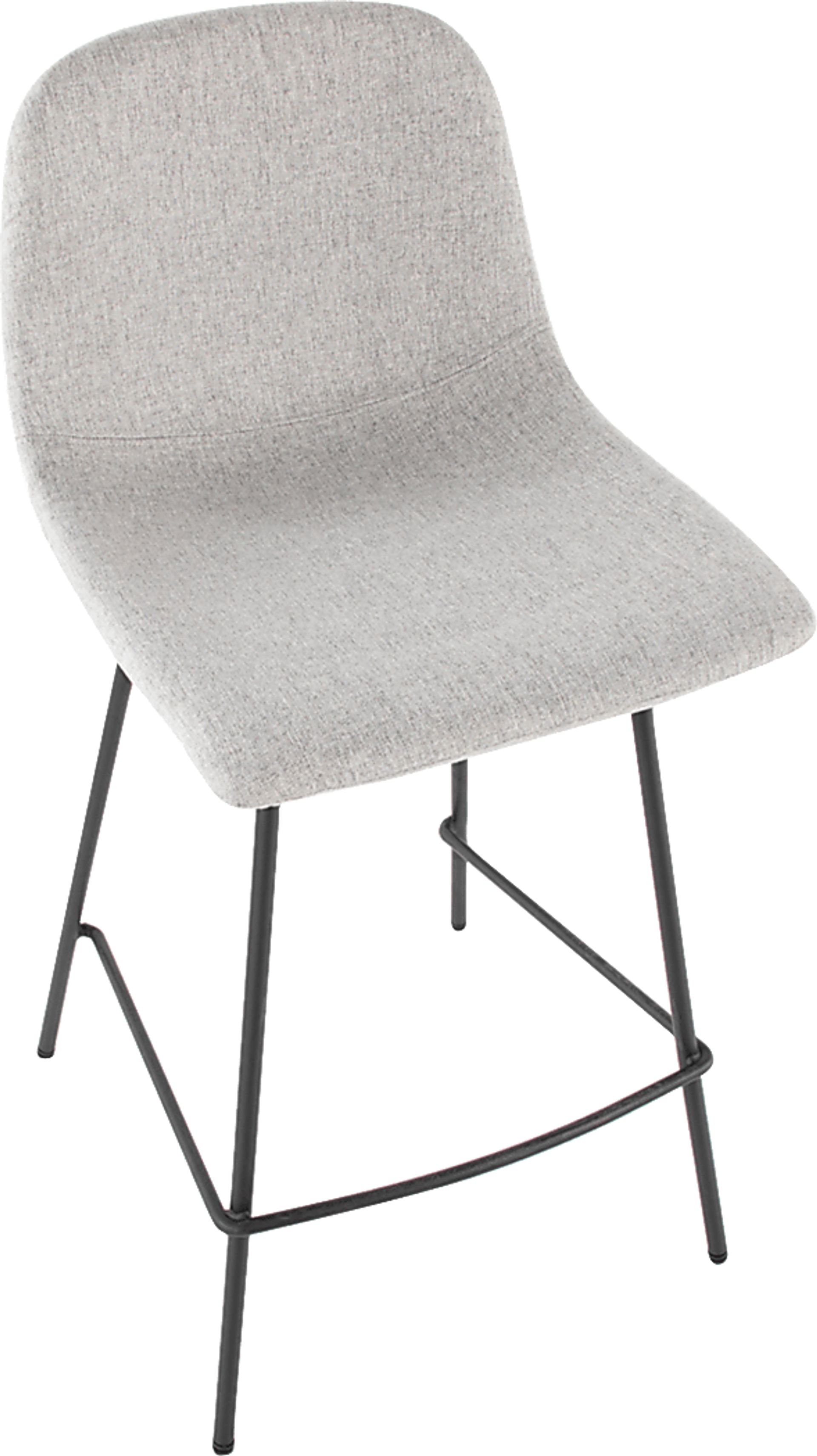 Livania II Light Gray Counter Height Stool, Set of 2 - Image 6