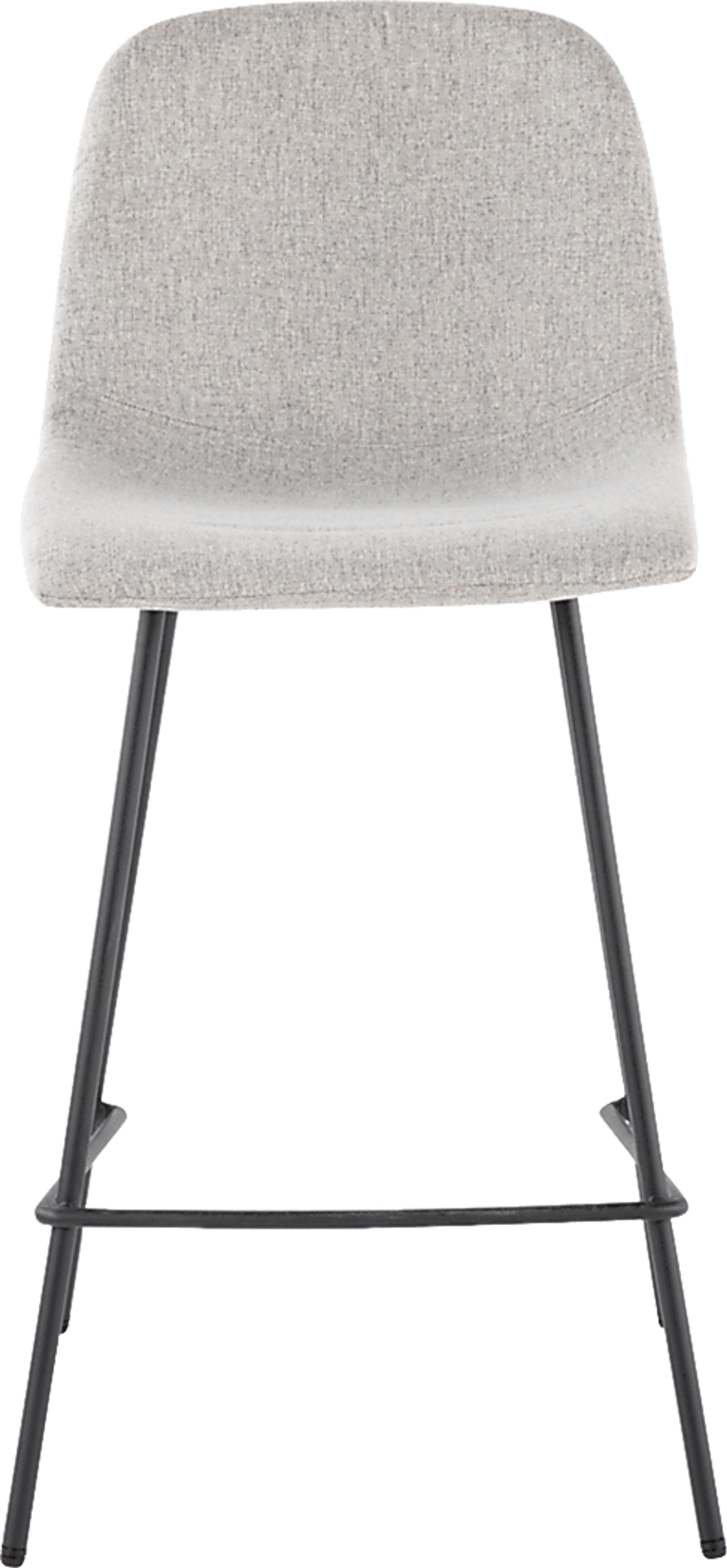 Livania II Light Gray Counter Height Stool, Set of 2 - Image 7