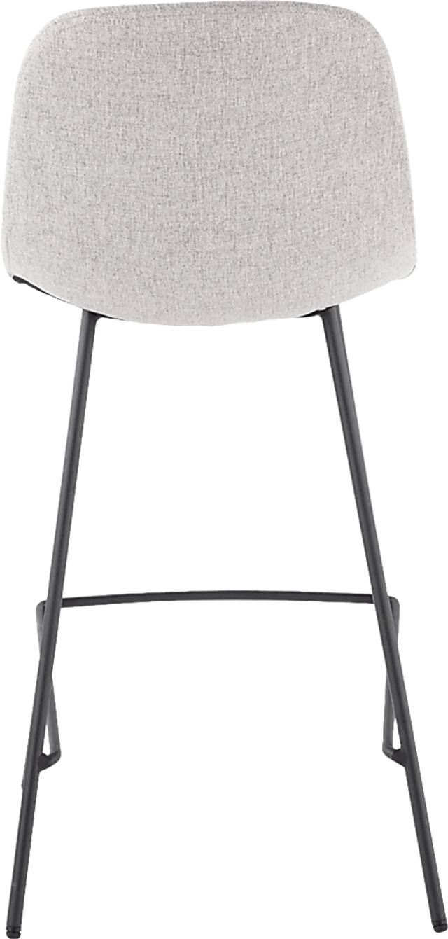 Livania II Light Gray Counter Height Stool, Set of 2 - Thumbnail - Image 9