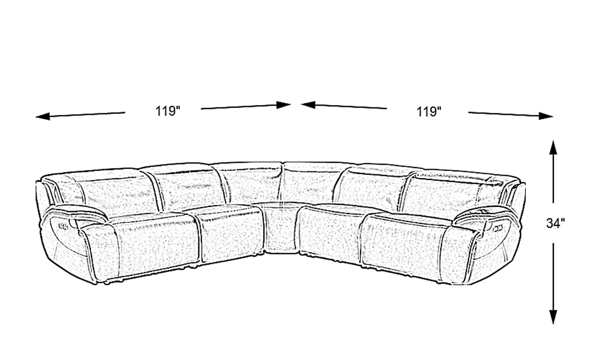 Dimension Image. Please refer to the Dimension Tab on this page for dimension details.
