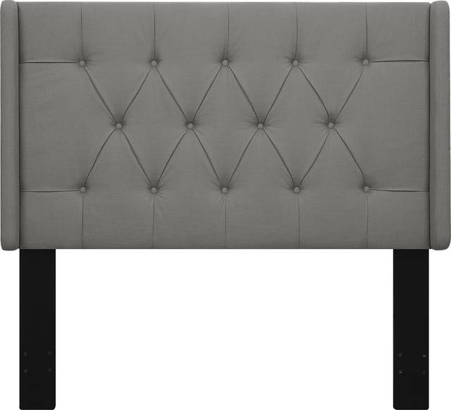 Livia Dove Gray Full/Queen Upholstered Headboard - Thumbnail - Image 2