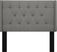 Livia Dove Gray King/California King Upholstered Headboard