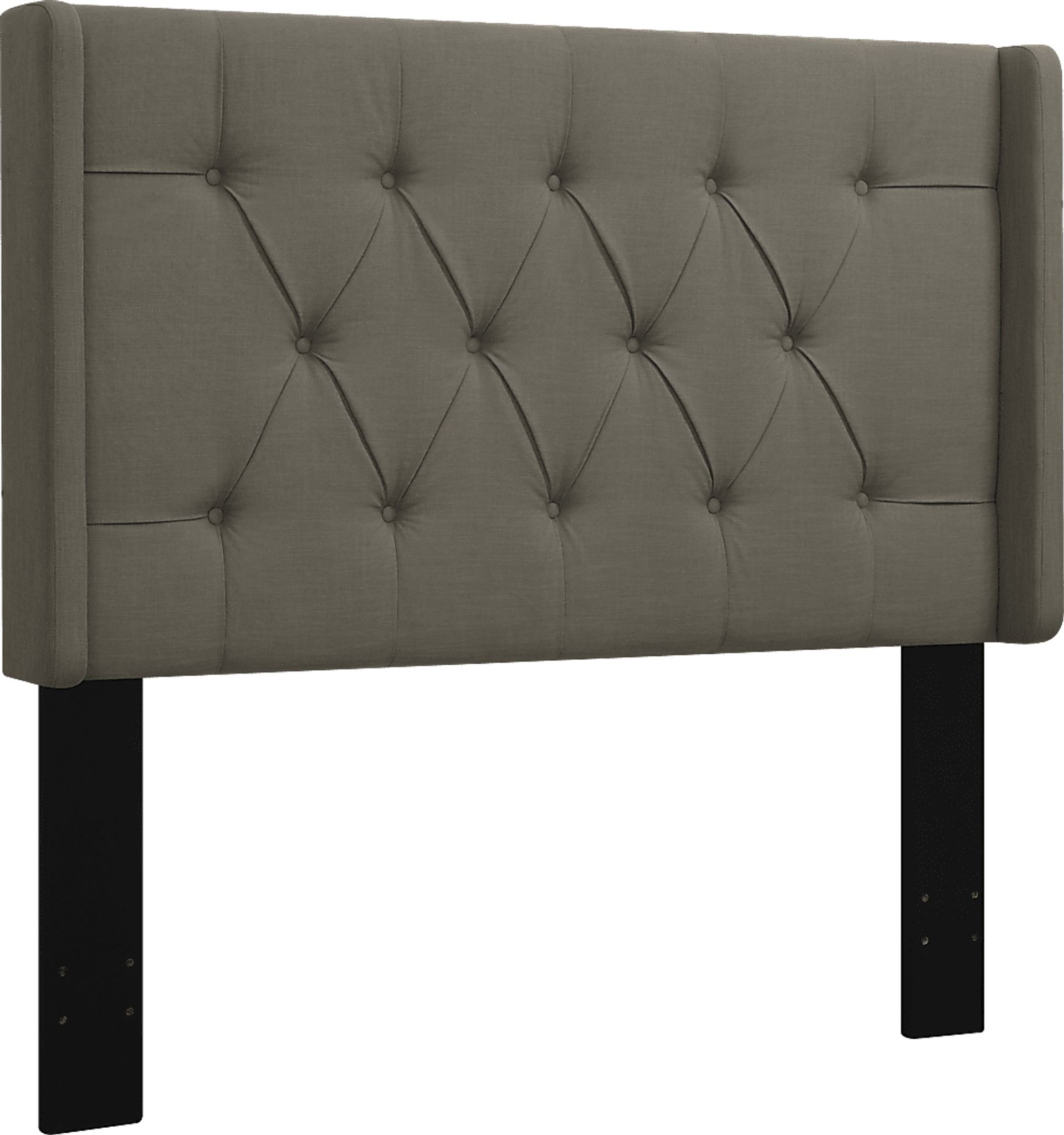 Livia Taupe King Upholstered Headboard - Image 3