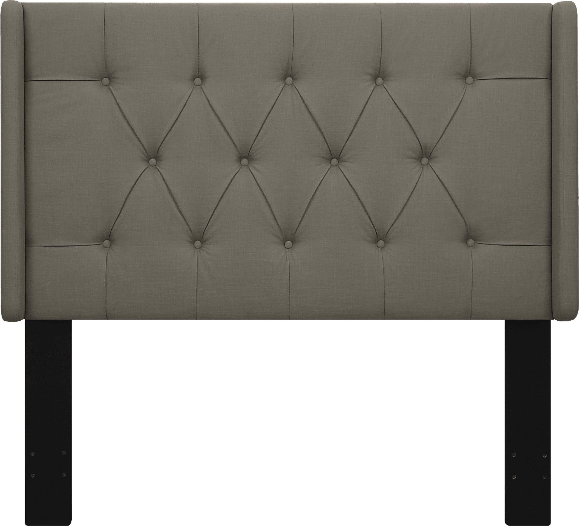 Livia Taupe King Upholstered Headboard - Image 4