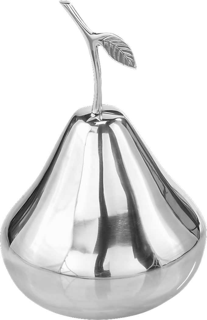 Livia's Pear Silver Sculpture