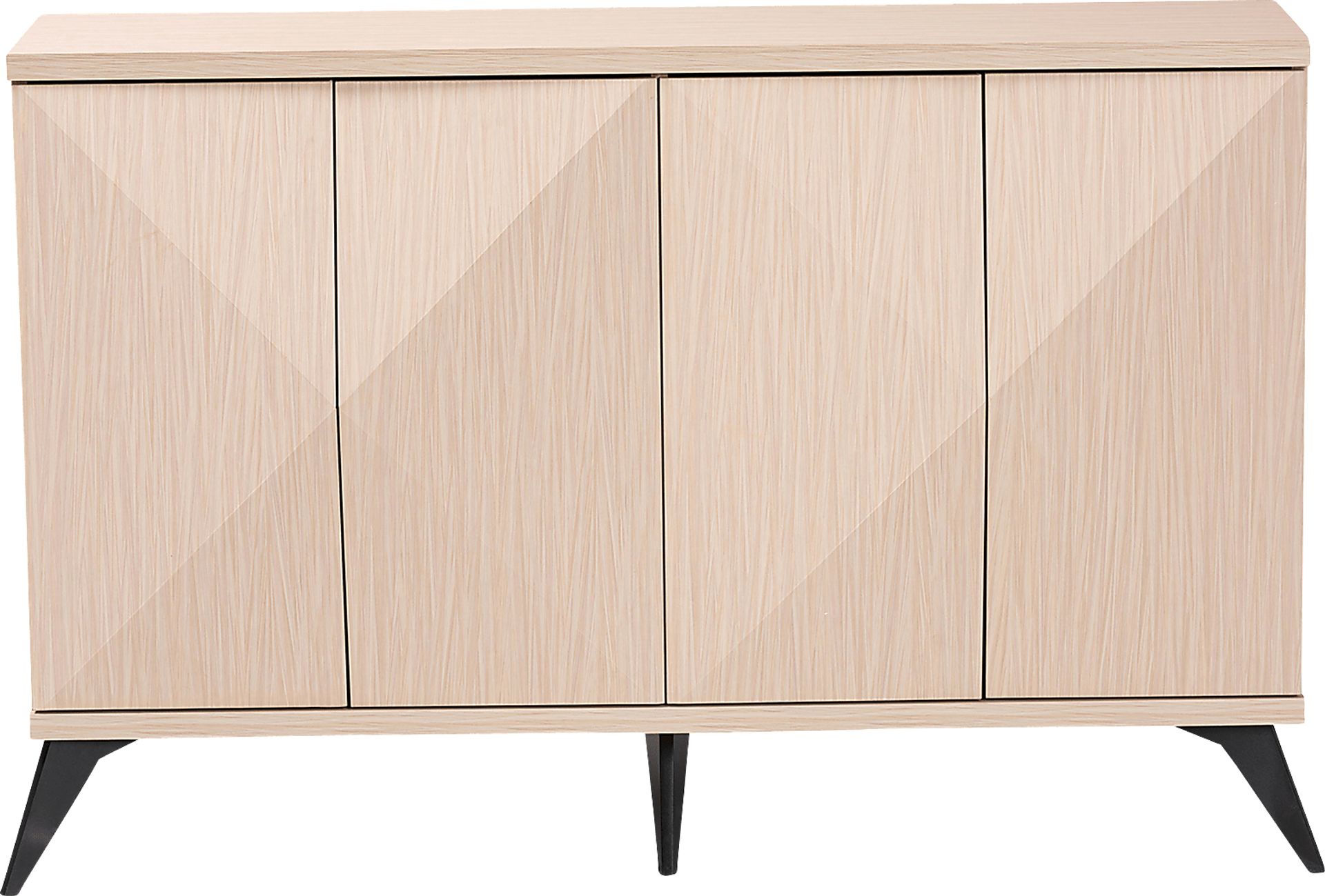 Livius Light Brown 4-Door Sideboard - Image 4