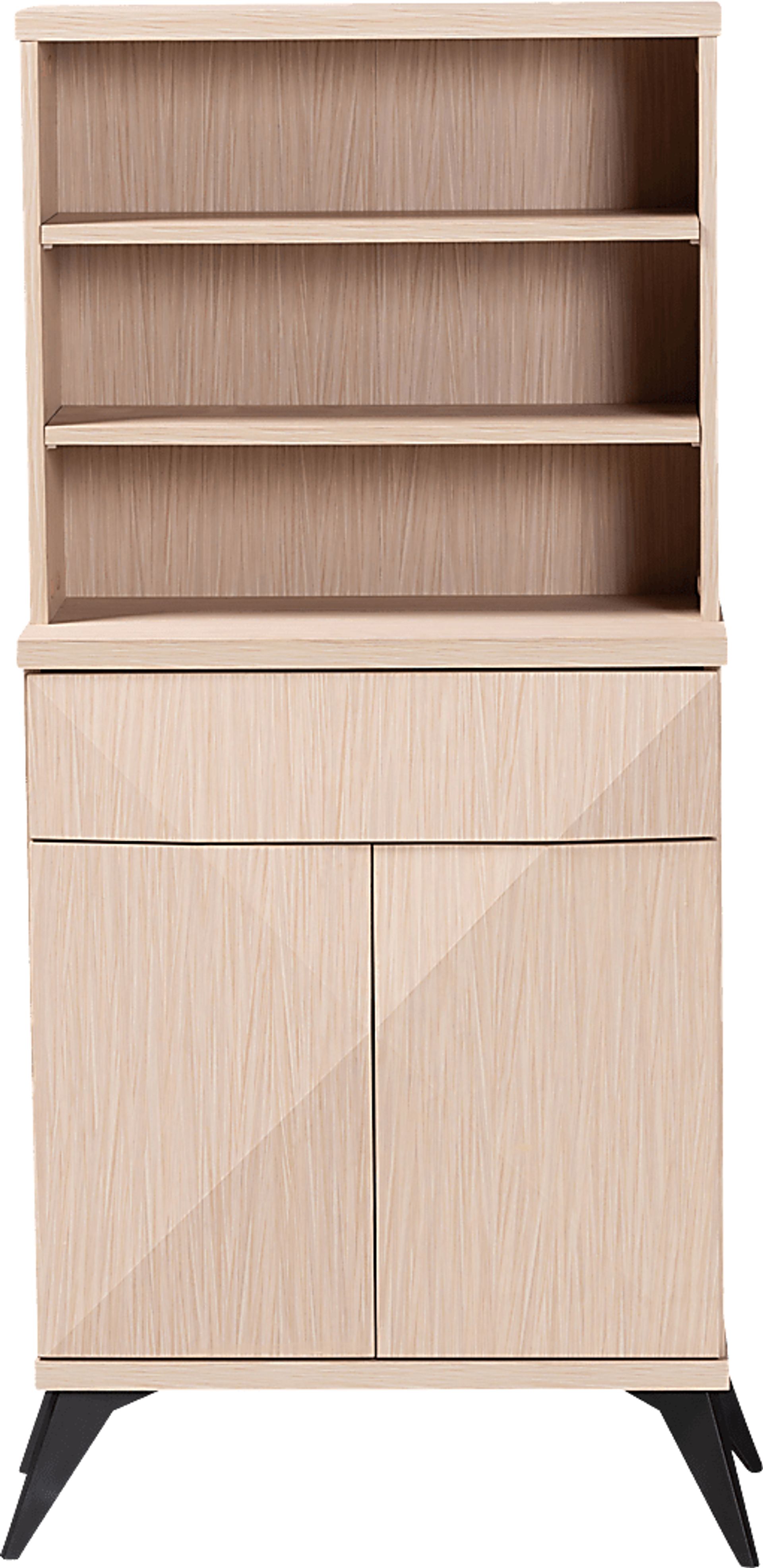 Livius Light Brown China Cabinet - Image 4